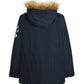 Lambretta Mens Dark Navy Retro Fishtail Parka