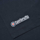 Lambretta Mens Navy Blue Striped Retro T Shirt