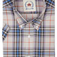 Relco Mens Stone Check Short Sleeved Vintage/Retro Mod Button Down Shirts