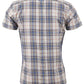 Relco Mens Stone Check Short Sleeved Vintage/Retro Mod Button Down Shirts