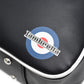 Lambretta Classic Retro Black/White Messenger/Flight Bag