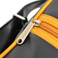 Lambretta Classic Retro Black Mustard Messenger/Flight Bag