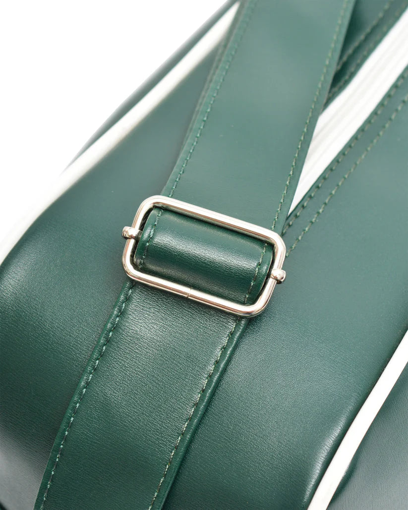 Lambretta Classic Retro Green/White Messenger/Flight Bag