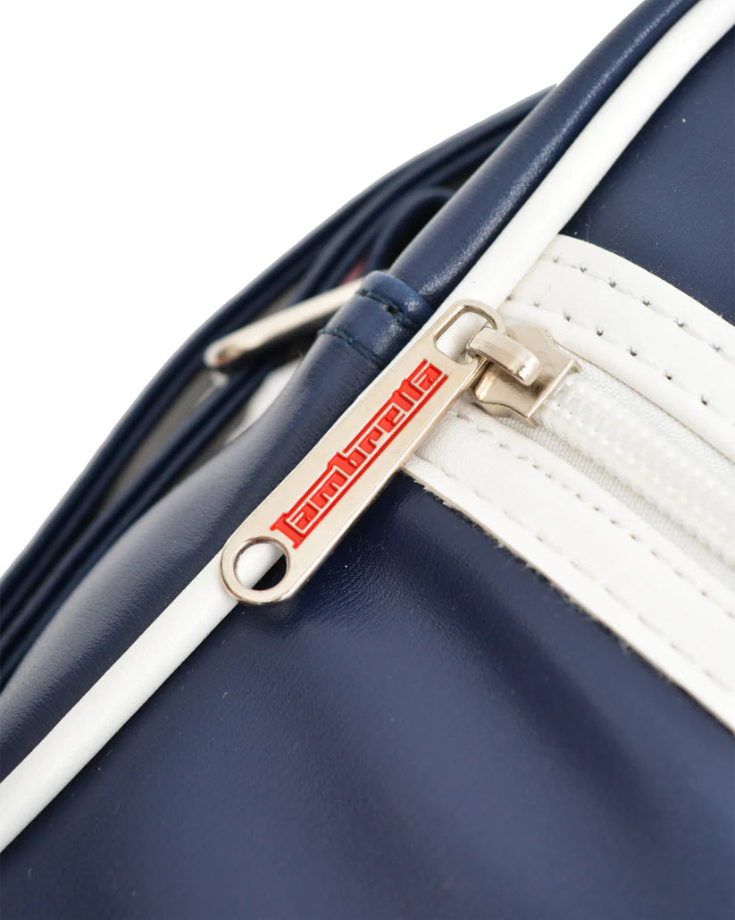Lambretta Classic Retro Navy/White Messenger/Flight Bag
