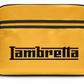 Lambretta Classic Retro Logo Mustard/Black Messenger/Flight Bag