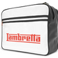 Lambretta Classic Retro Logo White/Black Messenger/Flight Bag
