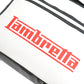 Lambretta Classic Retro Logo White/Black Messenger/Flight Bag