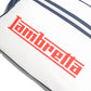 Lambretta Classic Retro Logo White/Navy Messenger/Flight Bag