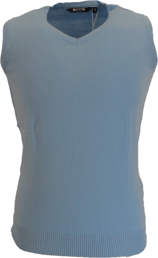 Himmelblaue Klassische Retro-Tanktops Relco