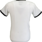 Herre officielle The Cure hvid retro ringer t-shirt