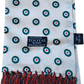 Tootal Mens Target Retro 100% Silk Scarf