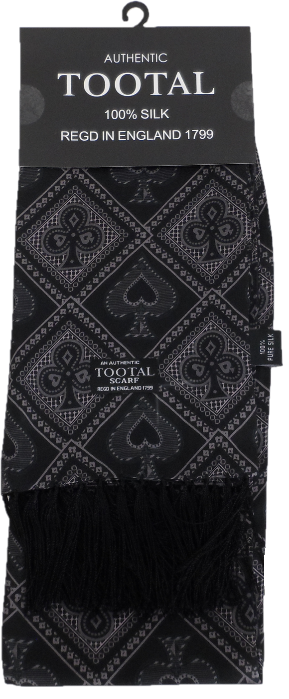 Tootal Mens Retro Geo Print 100% Silk Scarves