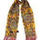 Tootal Mens Retro Paisley Print 100% Silk Scarves