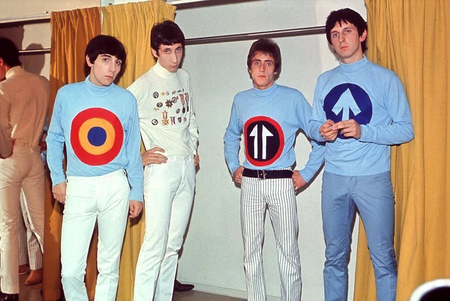 Ska & Soul Sky Blue 'Daltrey' Turtle Neck Jumper