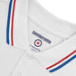 Lambretta White/Red/Blue Retro Target Logo 100% Cotton Polo Shirts