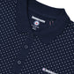 Lambretta Mens Navy/White Polka Dot Print Polo Shirts