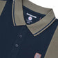 Lambretta Navy/Khaki Vintage Panel Polo Shirts