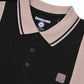 Lambretta Black/Nomad Vintage Panel Polo Shirts