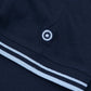 Lambretta Navy & Sky Blue Retro Two Tone Tipped Polo Shirts