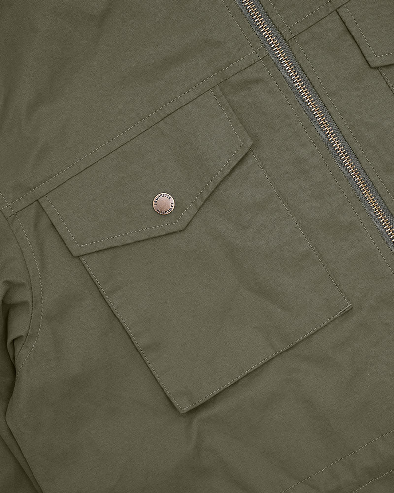 Lambretta Mens Retro M-65 Military Jacket