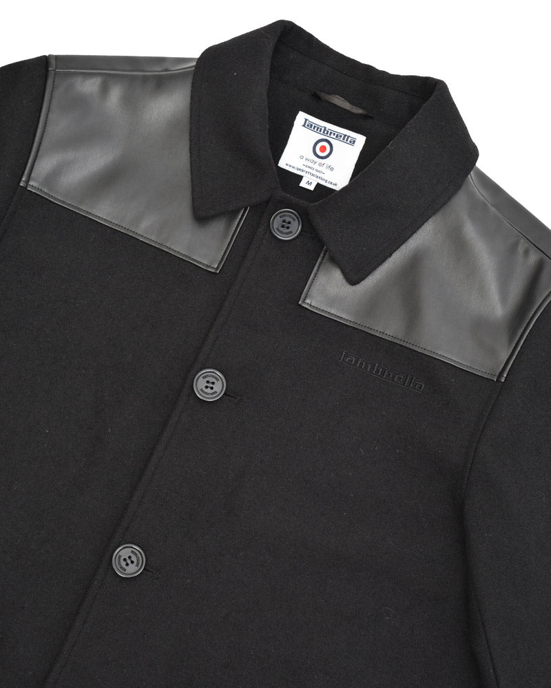 Lambretta Men's Black Donkey Jacket