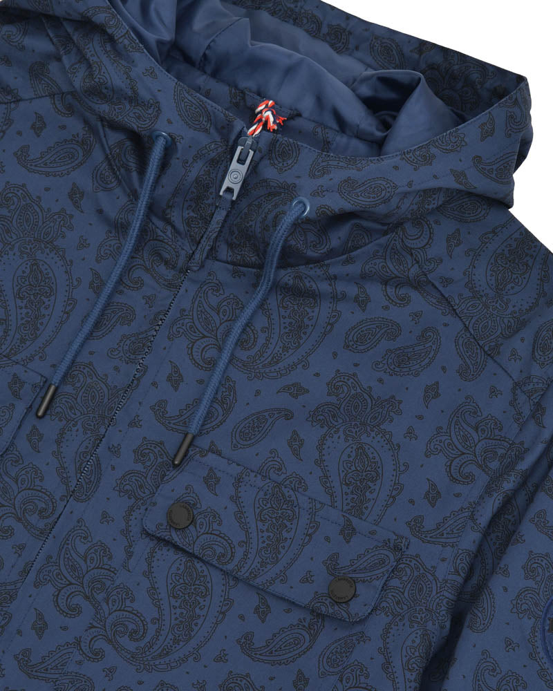 Lambretta Navy Blue Paisley Field Jacket