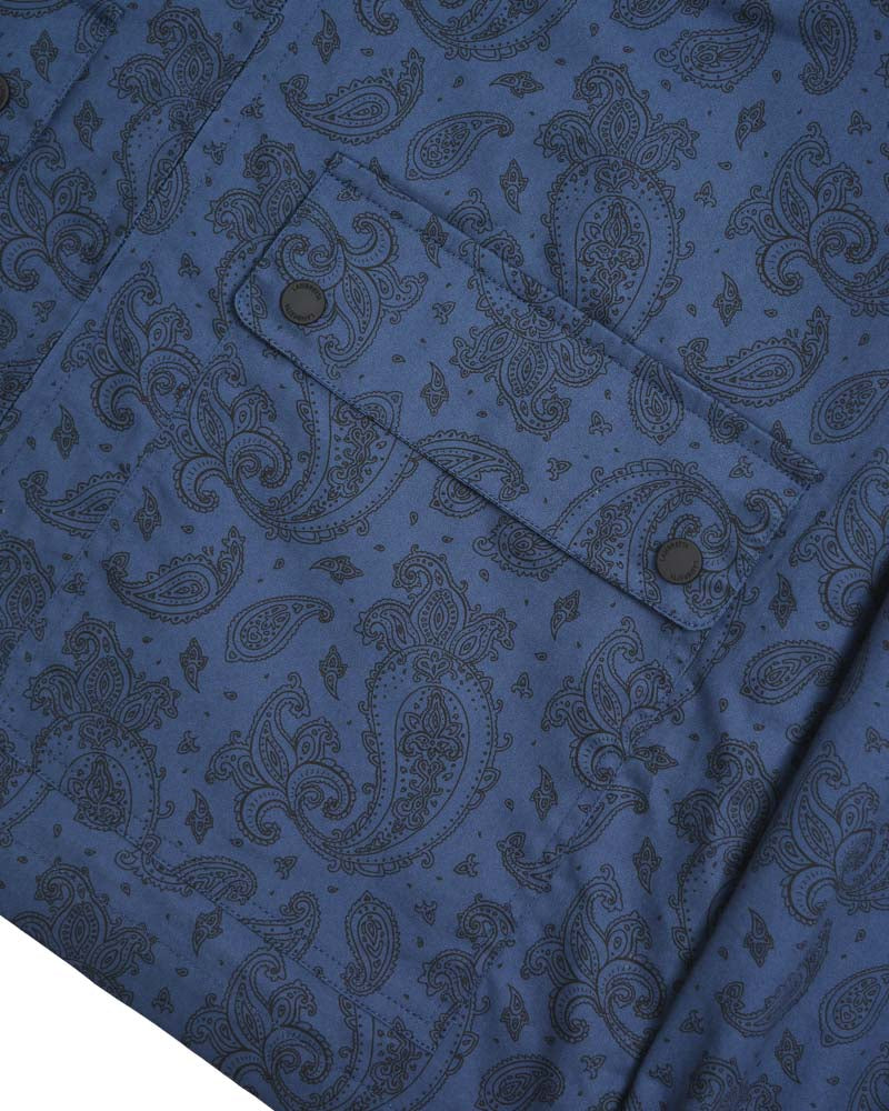 Lambretta Navy Blue Paisley Field Jacket