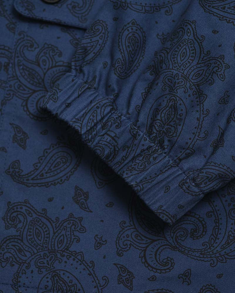 Lambretta Navy Blue Paisley Field Jacket