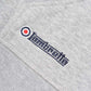 Lambretta Mens Grey Marl Target Logo Hooded Top