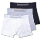 Lambretta Mens Black/Grey/White 3 Pair Pack Boxer Shorts