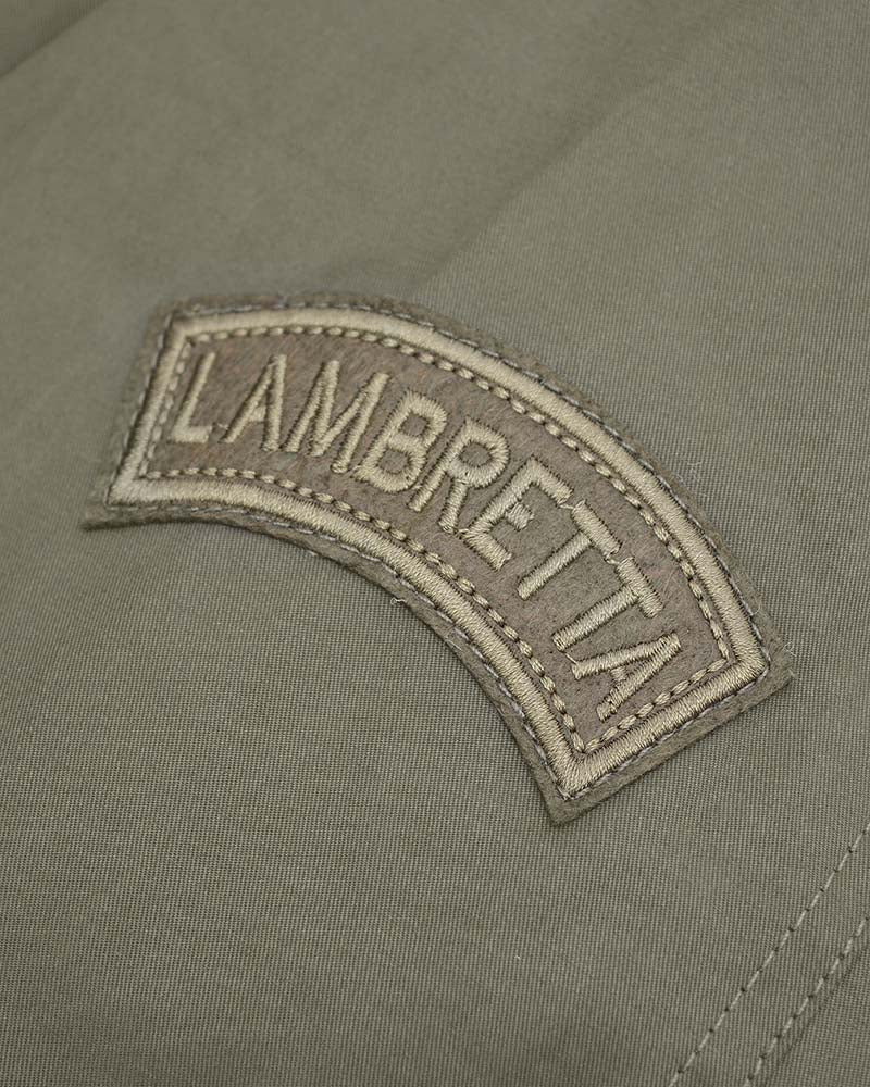 Lambretta Herren-Parka im Retro-Look mit wasserabweisendem Schwalbenschwanz