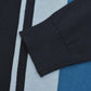 Lambretta Mens Navy Blue Striped Knitted Polo Shirt