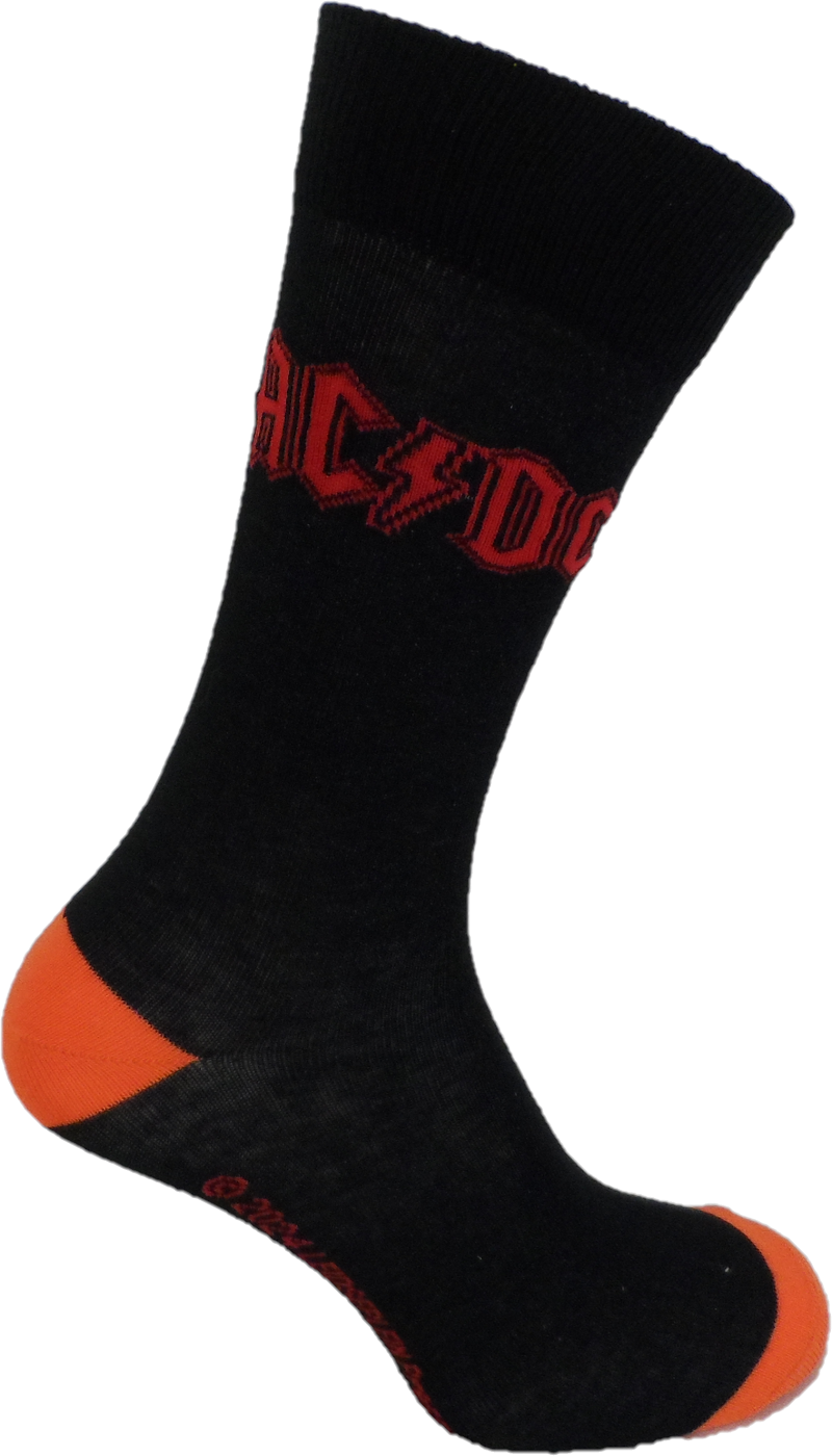 Mens Officially Licensed AC/DC Logo Socks