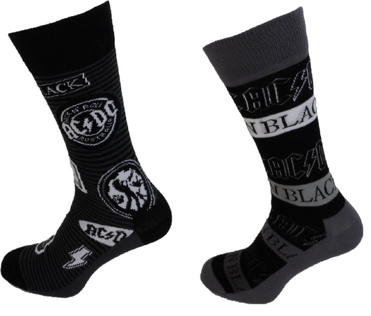 Mens Officially Licensed AC/DC Logo Socks