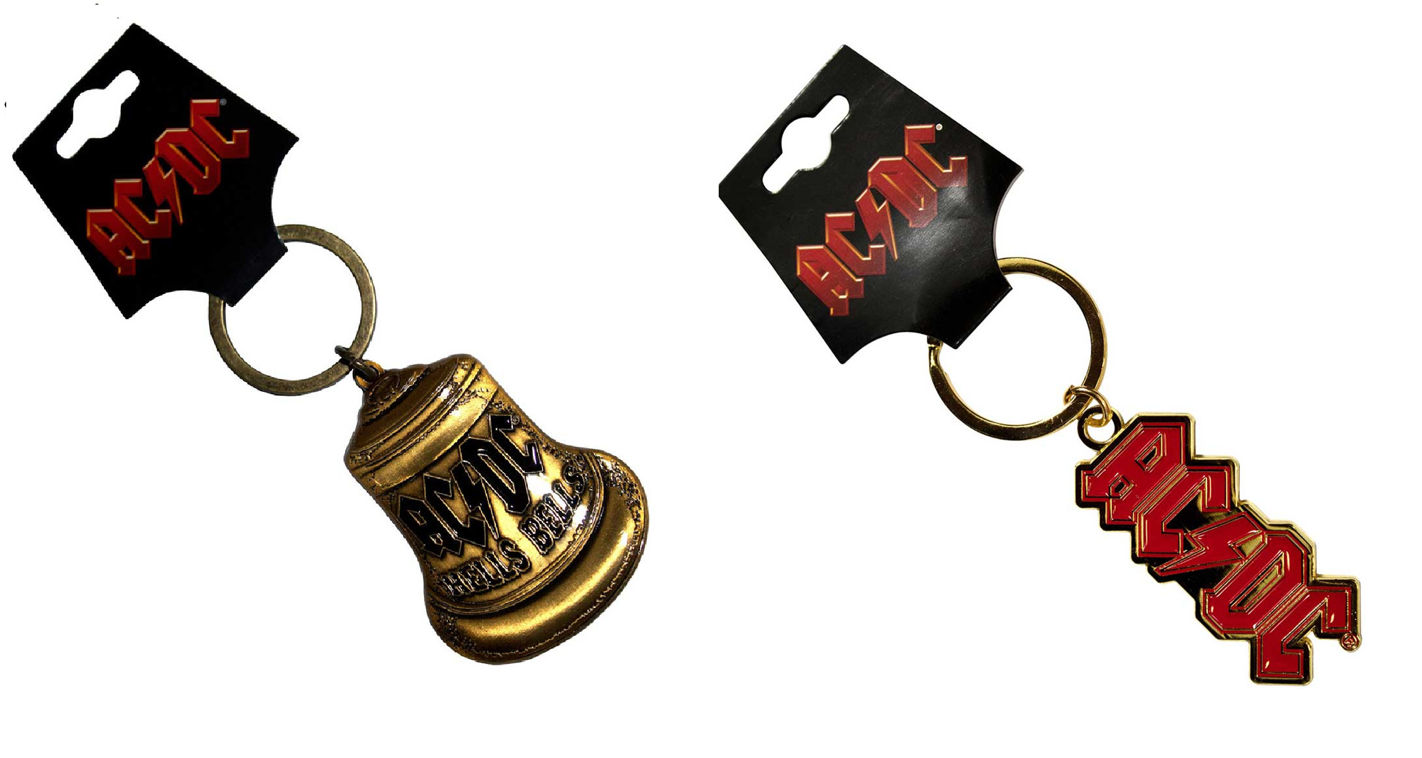 The Classic AC/DC Metal Key Rings – Mazeys UK