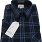 Ben Sherman Mens Dark Navy Big Check Short Sleeved Shirt