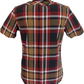 Ben Sherman Mens Red Big Check Short Sleeved Shirt