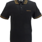 Ben Sherman Herren-Poloshirt aus 100 % Baumwolle in Schwarz