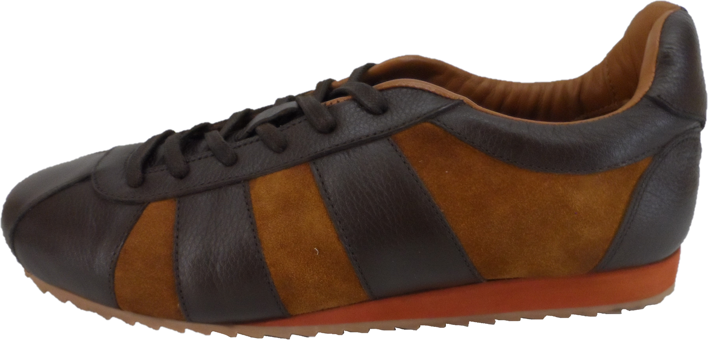 Delicous Junction Mens Brown Chad Trainers