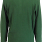 Gabicci Mens Forest Green Textured Retro Knitted Polo