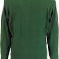 Gabicci Mens Forest Green Diamond Stripe Knitted Polo