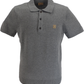 Gabicci Vintage graues Jackson-Strick-Poloshirt für Herren