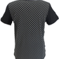 Lambretta Mens Black Checkerboard Polo Shirts