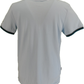 Lambretta Men`s Clear Sky Blue Tipped Tipped 100% Cotton Polo Shirts