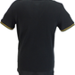 Lambretta Mens Black/Gold/Green Retro Target Logo 100% Cotton Polo Shirts