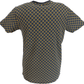 Schwarzes Herren-T-Shirt mit Allover-Target-Print Lambretta