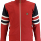 Trojan Mens Red Marley Retro Track Tops