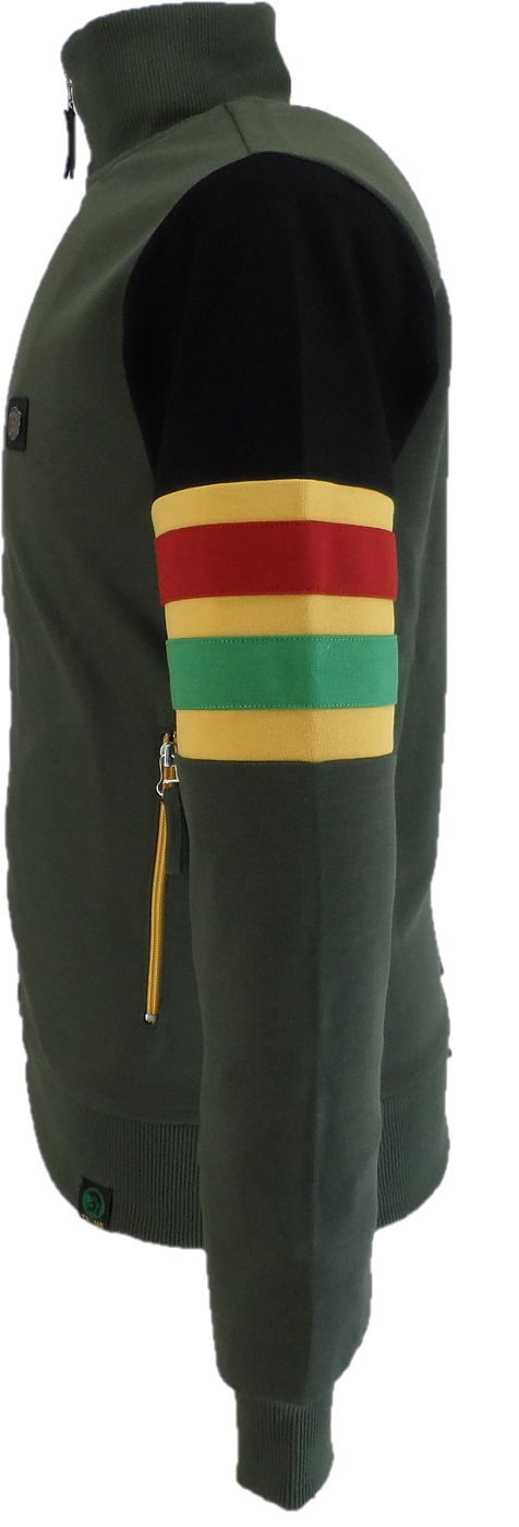 قمصان Trojan للرجال من الجيش الأخضر مارلي ريترو
