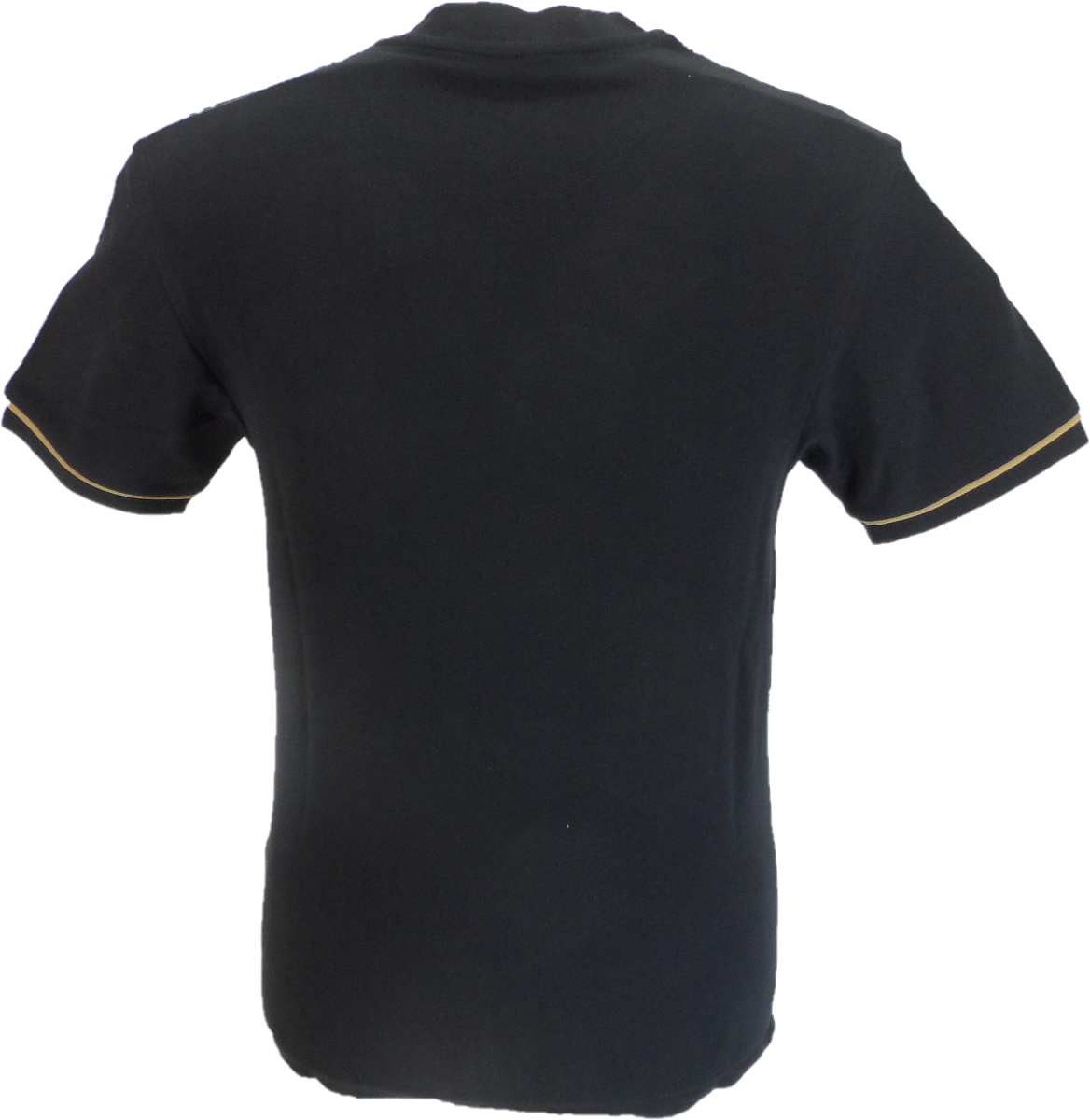 Trojan Mens Black Over Size Check T Shirt