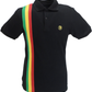 Trojan Herre Poloshirt Med Sort Racerstribet